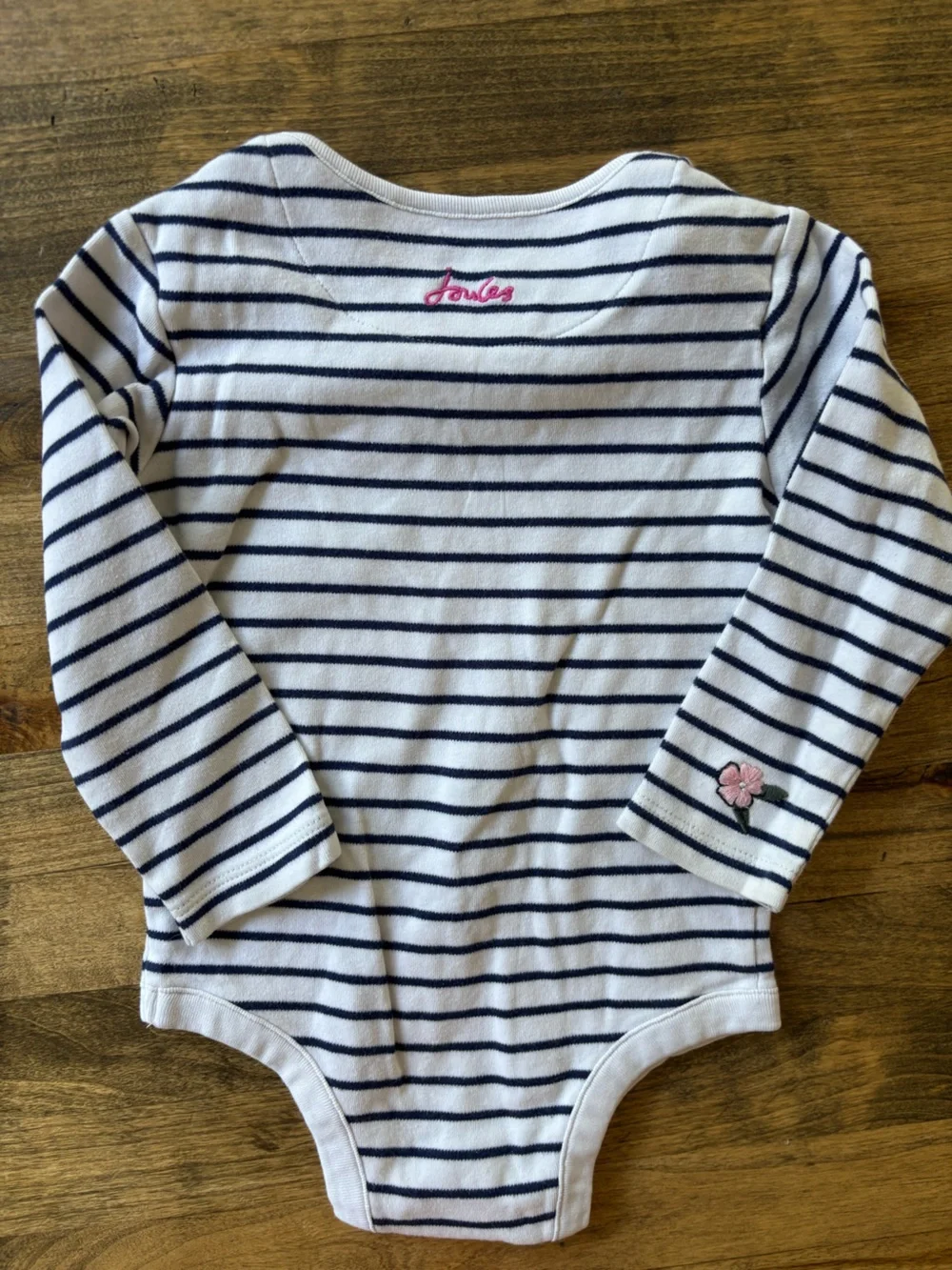 Joules Baby Girls' Butterfly Ditsy Long Sleeve Onesie
